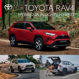 Toyotan valloittavissa RAV4 Hybrid ja Plug-in Hybrid -malleissa yhdistyvät pitkälle viedyt ominaisuudet, vahvan luonteikas muoto...