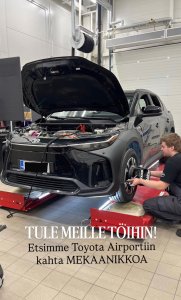 Mekaanikkoja Toyota-huoltoon - Metroauto Oy