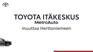 Toyota Itäkeskus muuttaa Herttoniemeen