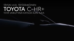 Täysin uusi, täyssähköinen Toyota C-HR+ on yhdistelmä tyyliä ja tehoa: coupémaiset linjat kohtaavat erinomaisen ajettavuuden,