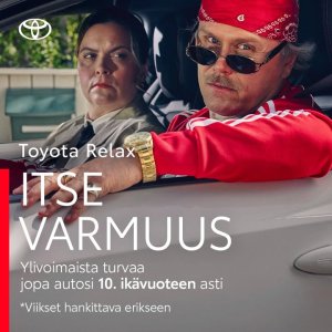 Saat Toyota Relax -turvan käymällä Toyota-merkkihuollossa huoltovälin mukaisesti