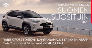 Suomalaisten suosikki, eikä suotta: Toyota Yaris Cross on kokoaan suurempi, ketterä crossover