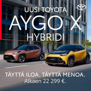 Uusi Aygo X on nyt täyshybridi