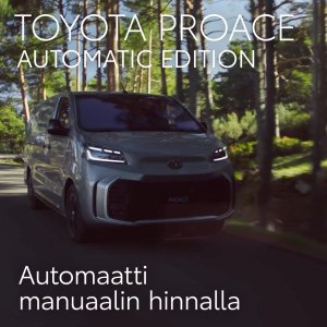 Täyssähköiseen ja monipuoliseen Toyota Proace -mallistoon mahtuu paljon hyötyjä yrittäjälle