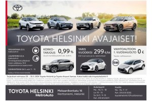 Palvelemme myös huomenna sunnuntaina klo 11-15!