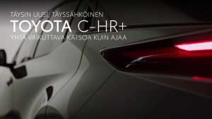 Täysin uusi täyssähköinen Toyota C-HR+ on yhdistelmä tyyliä ja tehoa: coupémaiset linjat kohtaavat erinomaisen ajettavuuden, vai...