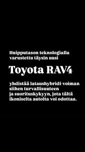 Täysin uusi Toyota RAV4 on valmiina seikkailuihisi – aina näppärästä arkiajosta spontaaneihin retkiin