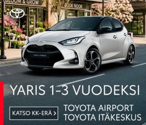 Meiltä nyt SUPERDIILI: Yaris 1-3 vuodeksi alk