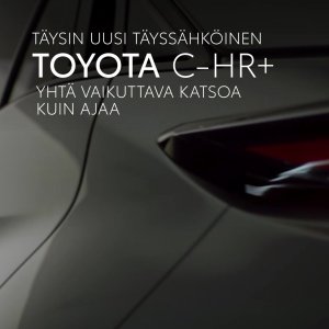 Uskalla erottua: täysin uusi täyssähköinen Toyota C-HR+ on ennakkomyynnissä, alkaen 45 590 €
