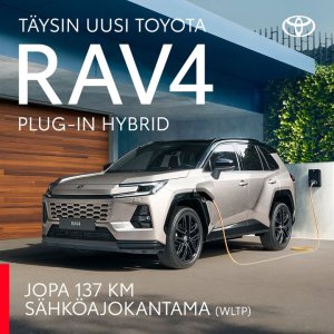 Täysin uusi RAV4 Plug-In Hybrid on täällä, entistäkin edistyksellisempänä