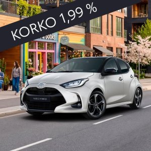 Nyt ERÄ Toyota Yaris Hybridejä 1,99% korolla!