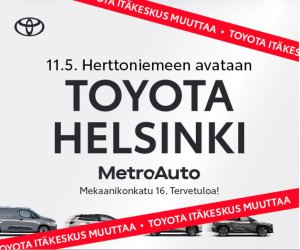 Toyota Itäkeskus muuttaa Herttoniemeen!