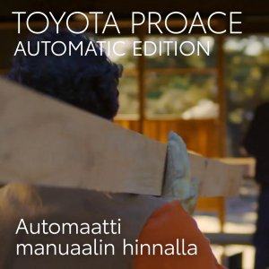 Voimaa, vetokykyä ja laaja valikoima eri korimalleja – kaikkea tätä tarjoaa Toyotan monipuolinen Proace-mallisto