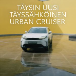 Täysin uusi täyssähköinen Urban Cruiser: kompakti crossover täynnä sähköistä suorituskykyä. Nyt voimassa edullinen Toyot...
