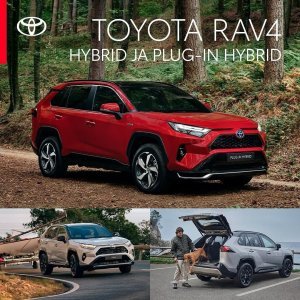 Toyotan valloittavissa RAV4 Hybrid ja Plug-in Hybrid -malleissa yhdistyvät pitkälle viedyt ominaisuudet, vahvan luonteik...