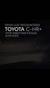 Ensimmäinen painallus sähköisen Toyota C-HR+:n kaasupolkimelle on hiljainen, nopea ja täsmällinen. Jopa 343 hv:n teho on...