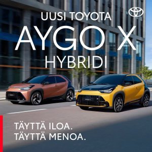 Uusi Aygo X on nyt täyshybridi. Ketterä kaupunkiauto on nyt entistäkin hauskempi, taloudellisempi* ja tyyliltään sähäkäm...