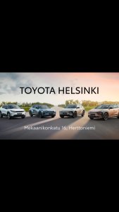 TOYOTA HELSINKI on avattu Helsingin Herttoniemeen. Uusien autojen ja vaihtoautojen myynti, huolto ja korjaamo on osoitte...
