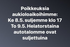 Palvelemme 24/7 osoitteissa toyotaairport.fi ja toyotaitakeskus.fi.