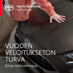 Toyota Approved Vaihtoautot ovat Toyota-mekaanikon tarkastamia. Saat aina vuoden veloituksettoman turvan vaihtoautoosi i...