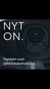 Nyt on: Toyotan uusi, upea sähköautomallisto. Nyt on myös: valikoituihin sähköautomalleihin Toyota Easy Osamaksu -rahoit...
