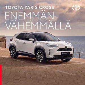 HYÖDYNNÄ TALVIRENGAS-, NELIVETO- JA RAHOITUSEDUT Yaris ja Yaris Cross -malleihin talvirenkaat kevytmetallivantein 490 €....